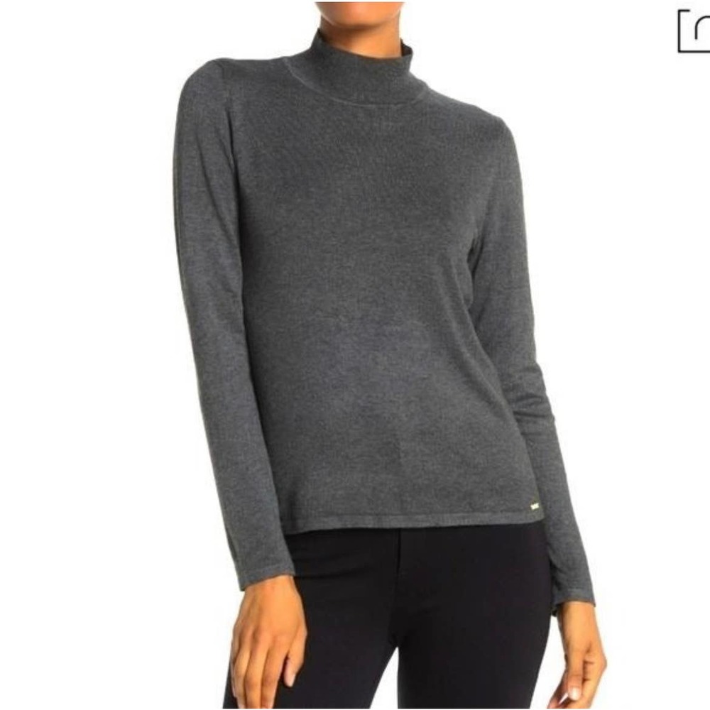 T Tahari NWT Sweater Mock Neck Turtle Neck Sweater Size Large